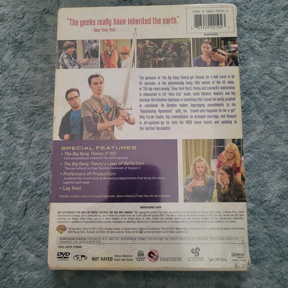 The Big Bang Theory – Season 5 DVD (Complete Fifth Season) – Brand New Sealed - Picture 2 of 2